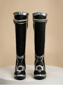 Game Honor Of Kings Shangguan Wan'er Original Skin Halloween Cosplay Accessories Black Boots