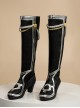 Game Honor Of Kings Shangguan Wan'er Original Skin Halloween Cosplay Accessories Black Boots