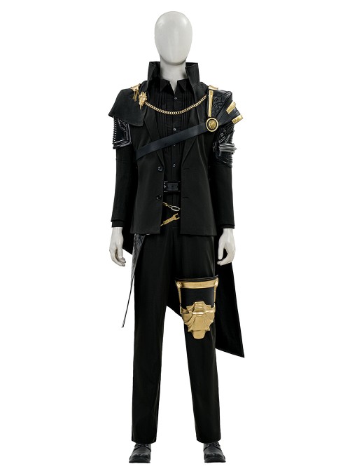 Game Final Fantasy XV Noctis Lucis Caelum Kingly Raiment Halloween Cosplay Accessories Black Shoes