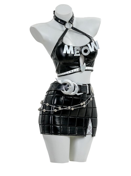 Game Marvel Rivals Black Cat Outfit Urban Predator Halloween Cosplay Costume Set Without Shoes