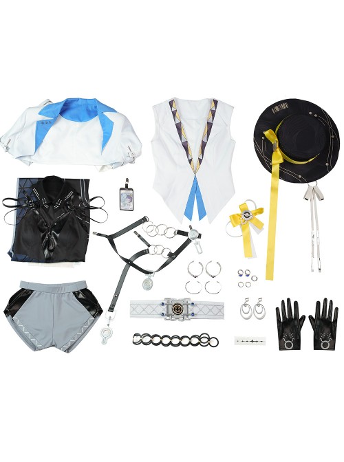 Game Wuthering Waves Lucilla Halloween Cosplay Costume Set