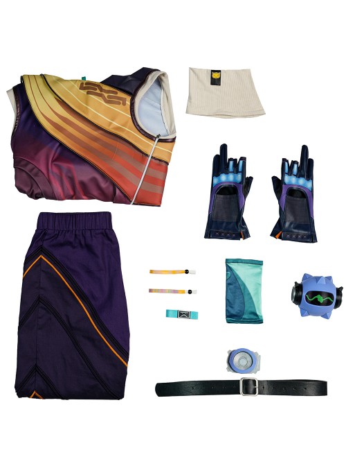 Game Valorant Miks Outfit Halloween Cosplay Costume Set