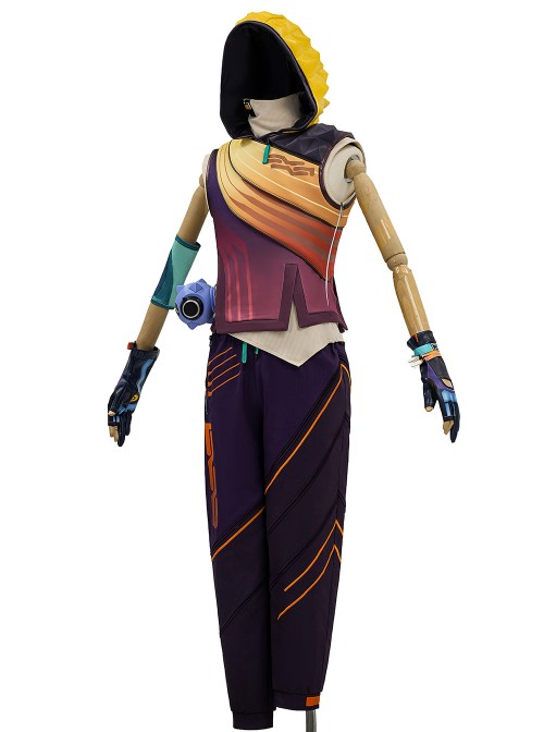 Game Valorant Miks Outfit Halloween Cosplay Costume Set