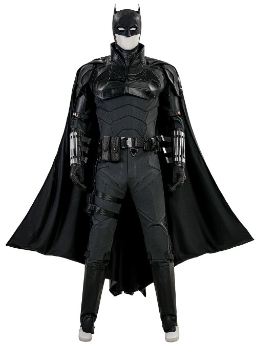 Movie The Batman Bruce Wayne Battle Suit Halloween Cosplay Costume Set Without Shoes Without Head Cover Without Handcuffs