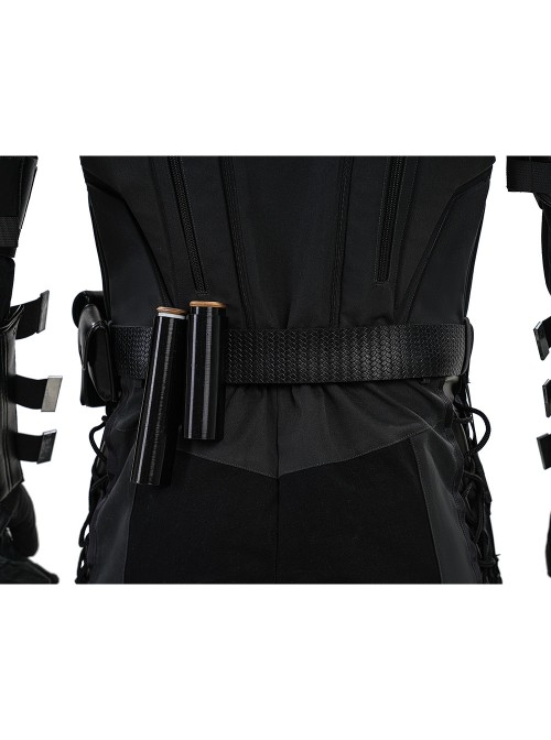 Movie The Batman Bruce Wayne Battle Suit Halloween Cosplay Costume Set Without Shoes Without Head Cover Without Handcuffs