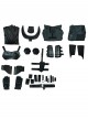 Movie The Batman Bruce Wayne Battle Suit Halloween Cosplay Costume Set Without Shoes Without Head Cover Without Handcuffs
