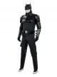 Movie The Batman Bruce Wayne Battle Suit Halloween Cosplay Costume Set Without Shoes Without Head Cover Without Handcuffs