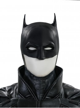 Movie The Batman Bruce Wayne Halloween Cosplay Accessories Black Head Cover