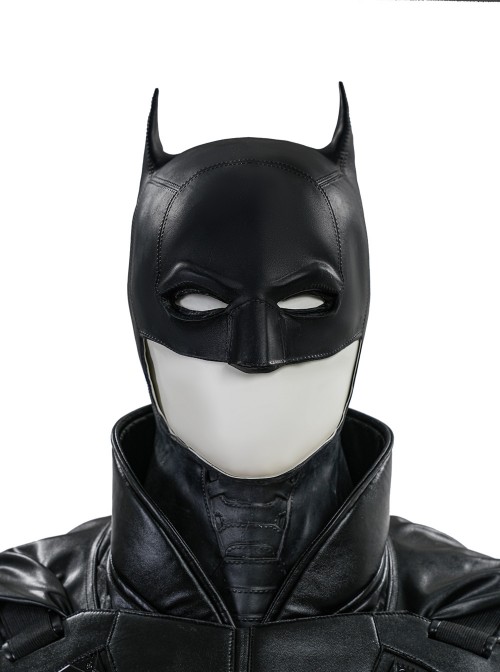 Movie The Batman Bruce Wayne Halloween Cosplay Accessories Black Head Cover