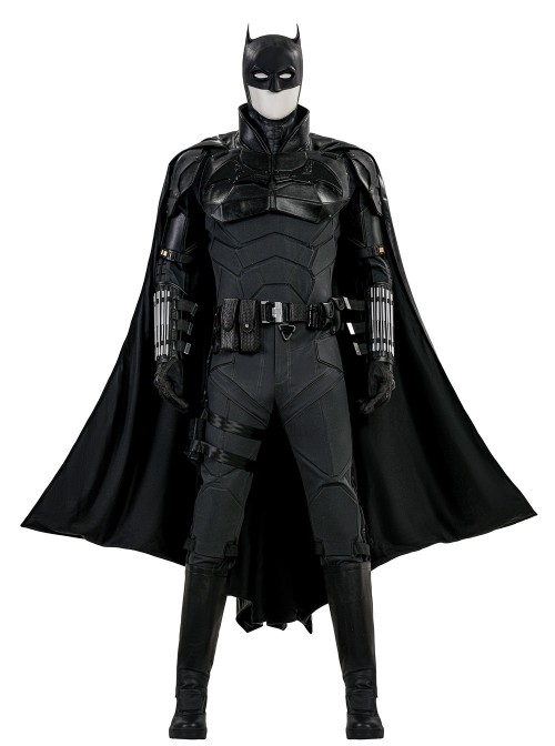 Movie The Batman Bruce Wayne Halloween Cosplay Accessories Black Head Cover