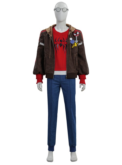 Game Marvel Rivals Spider-Man Peter Parker The Photographer Halloween Cosplay Costume Set Without Shoes Without Bag Without Camera Model
