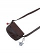 Game Marvel Rivals Spider-Man Peter Parker The Photographer Halloween Cosplay Accessories Brown Bag With Pendants
