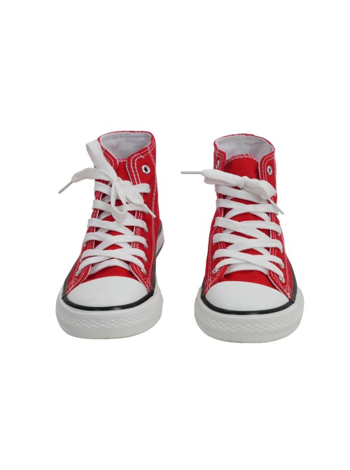 Game Marvel Rivals Spider-Man Peter Parker The Photographer Halloween Cosplay Accessories Red Canvas Shoes