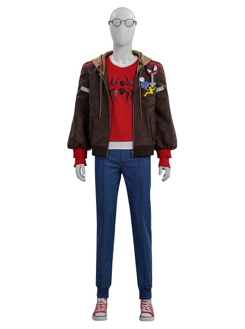 Game Marvel Rivals Spider-Man Peter Parker The Photographer Halloween Cosplay Accessories Red Canvas Shoes