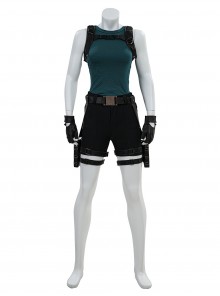 TV Drama Tomb Raider Lara Croft Halloween Cosplay Costume Set Without Shoes
