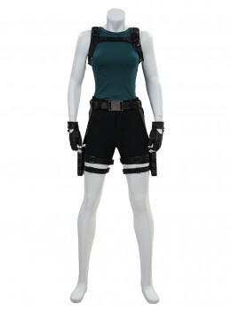 TV Drama Tomb Raider Lara Croft Halloween Cosplay Costume Set Without Shoes