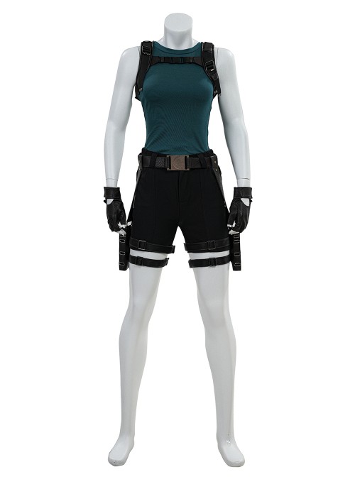 TV Drama Tomb Raider Lara Croft Halloween Cosplay Costume Set Without Shoes