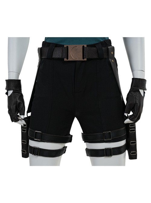 TV Drama Tomb Raider Lara Croft Halloween Cosplay Costume Set Without Shoes
