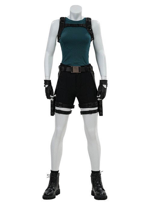 TV Drama Tomb Raider Lara Croft Halloween Cosplay Accessories Black Shoes