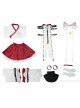 Game Dragon Raja Cassell's Gate Erii Uesugi Short Miko Outfit Halloween Cosplay Costume Set