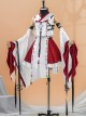 Game Dragon Raja Cassell's Gate Erii Uesugi Short Miko Outfit Halloween Cosplay Costume Set