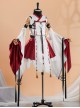 Game Dragon Raja Cassell's Gate Erii Uesugi Short Miko Outfit Halloween Cosplay Costume Set