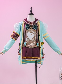 Anime LoveLive Valentine's Day Chocolate Awaken Outfit Halloween Cosplay Costume Set Without Decorative Props Without Wings Without Socks