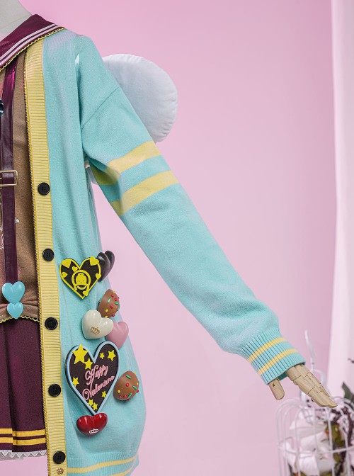 Anime LoveLive Valentine's Day Chocolate Awaken Outfit Halloween Cosplay Costume Set Without Decorative Props Without Wings Without Socks