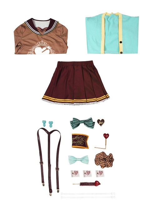 Anime LoveLive Valentine's Day Chocolate Awaken Outfit Halloween Cosplay Costume Set Without Decorative Props Without Wings Without Socks