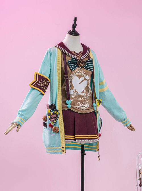 Anime LoveLive Valentine's Day Chocolate Awaken Outfit Halloween Cosplay Costume Set Without Decorative Props Without Wings Without Socks