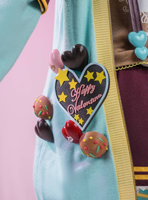 Anime Lovelive Valentine's Day Chocolate Awaken Halloween Cosplay Accessories Outerwear Decorative Component