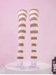 Anime Lovelive Valentine's Day Chocolate Awaken Halloween Cosplay Accessories Horizontal Striped Socks