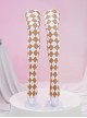 Anime Lovelive Valentine's Day Chocolate Awaken Halloween Cosplay Accessories Diamond Pattern Socks
