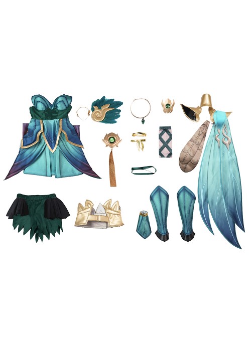 Game Honor Of Kings Yu Ji Halloween Cosplay Costume Set