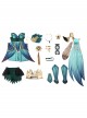 Game Honor Of Kings Yu Ji Halloween Cosplay Costume Set