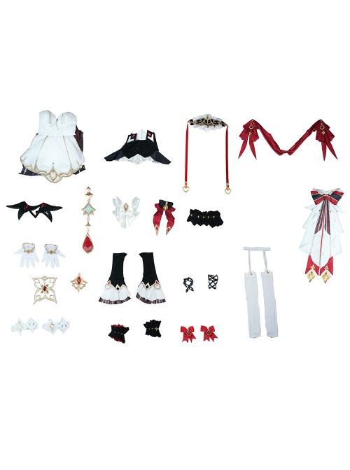Game Genshin Impact Sandrone Marionette Halloween Cosplay Costume Set Without Props