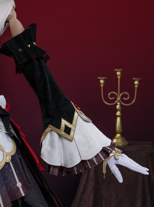 Game Genshin Impact Sandrone Marionette Halloween Cosplay Costume Set Without Props