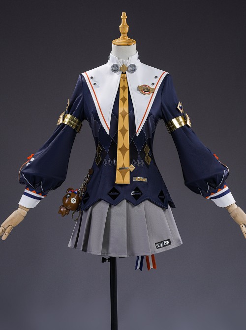 Game Zenless Zone Zero Belle Brilliance Of Stars Halloween Cosplay Costume Set