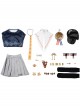 Game Zenless Zone Zero Belle Brilliance Of Stars Halloween Cosplay Costume Set
