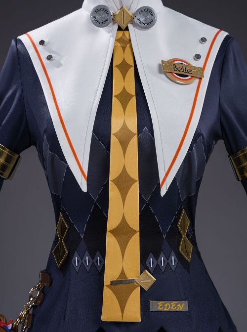 Game Zenless Zone Zero Belle Brilliance Of Stars Halloween Cosplay Costume Set