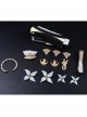 Game Zenless Zone Zero Hoshimi Miyabi Dignified Blossom Halloween Cosplay Costume Set