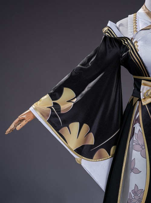 Game Zenless Zone Zero Hoshimi Miyabi Dignified Blossom Halloween Cosplay Costume Set