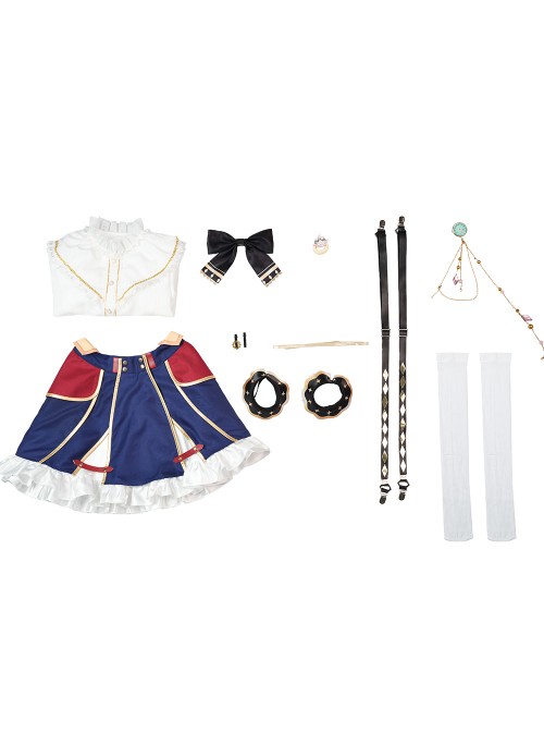 Game 1883 Science & Mediumship Ace Taffy Halloween Cosplay Costume Set