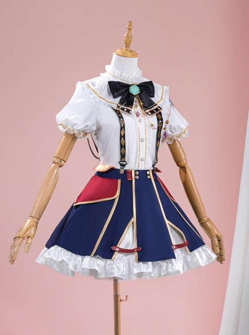 Game 1883 Science & Mediumship Ace Taffy Halloween Cosplay Costume Set