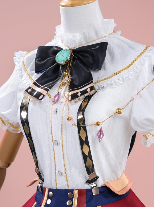 Game 1883 Science & Mediumship Ace Taffy Halloween Cosplay Costume Set