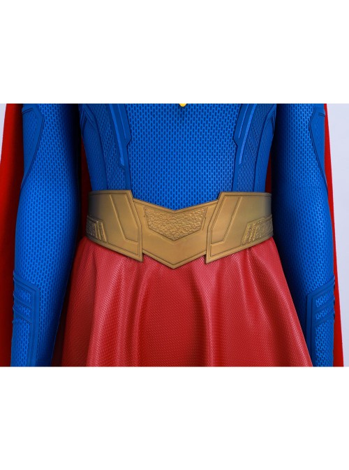 TV Drama Supergirl Kara Zor-El Halloween Cosplay Costume Set Without Boots