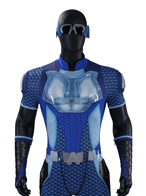 TV Drama The Boys A-Train Halloween Cosplay Upgraded Version Costume Set Without Boots
