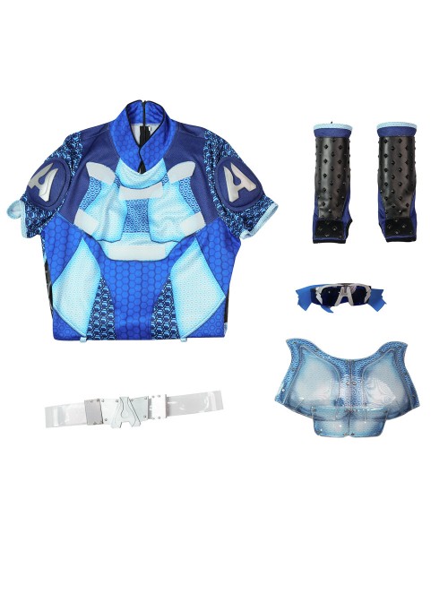 TV Drama The Boys A-Train Halloween Cosplay Upgraded Version Costume Set Without Boots
