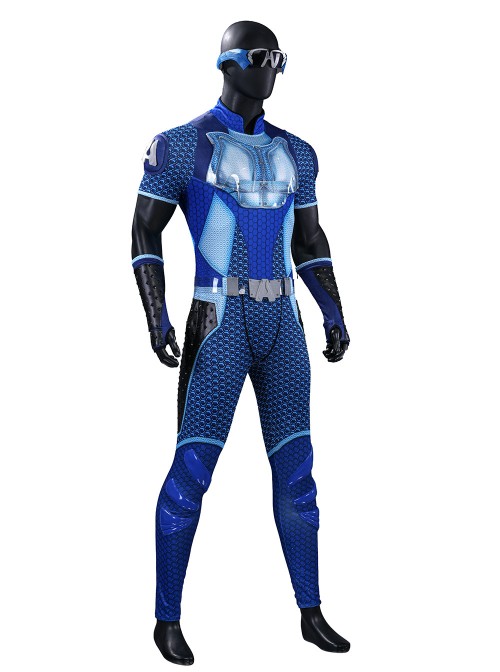 TV Drama The Boys A-Train Halloween Cosplay Upgraded Version Costume Set Without Boots