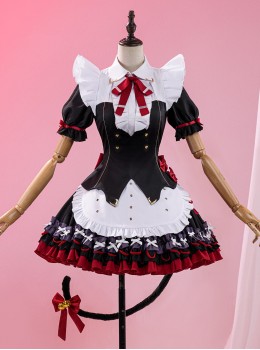 Game Wuthering Waves Fallen Wonderland Collaboration Chisa Halloween Cosplay Costume Set